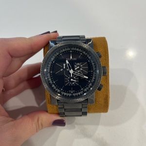 Nixon Na154632 Quartz Magnacon Men's Wristwatch Ss Black